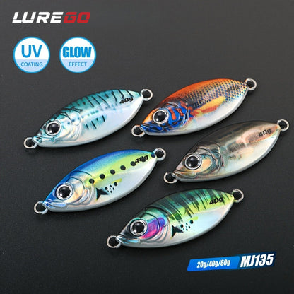 3D Printed Slow Pitch Jig Lures | Metal Jigs with Erratic Action for Game Fish