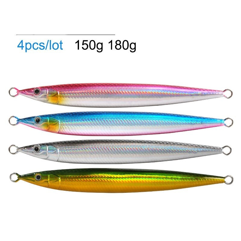 4pcs/lot 150g 180g Jig bait