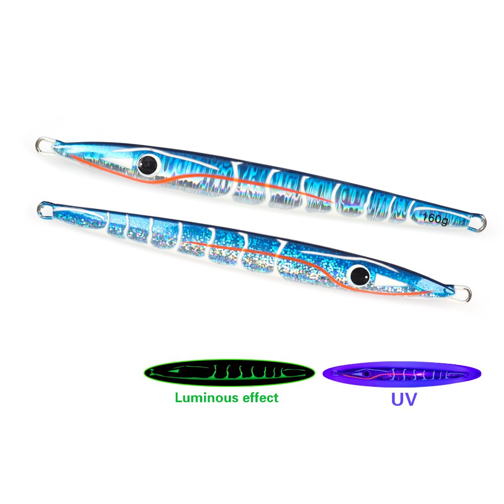 160g 200g UV Luminous Japan Jigging Lure