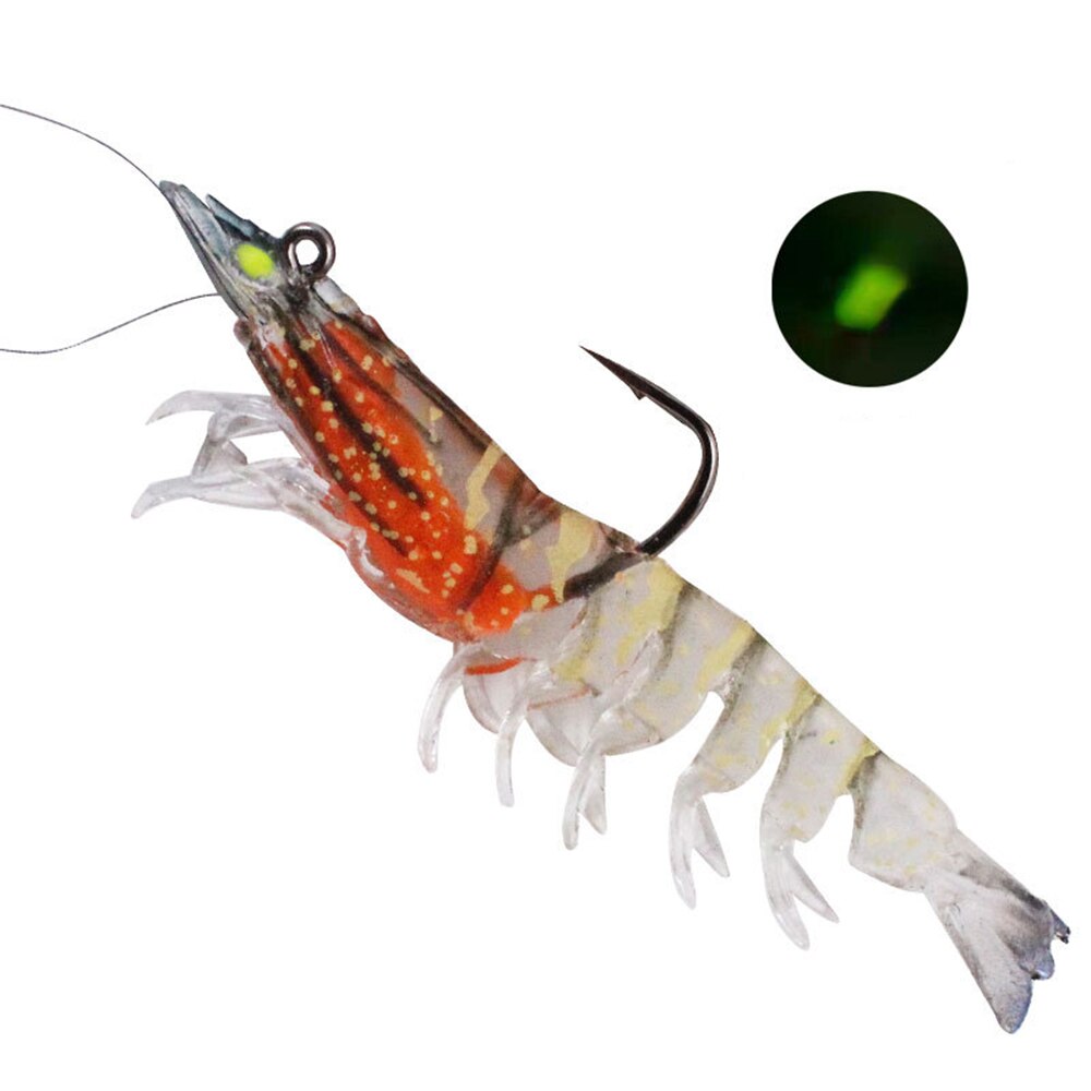 Silicone Fake Shrimp With Hooks