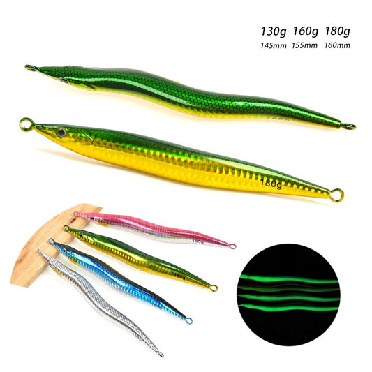 130g 160g 180g S Shape Slow Sinking Lure