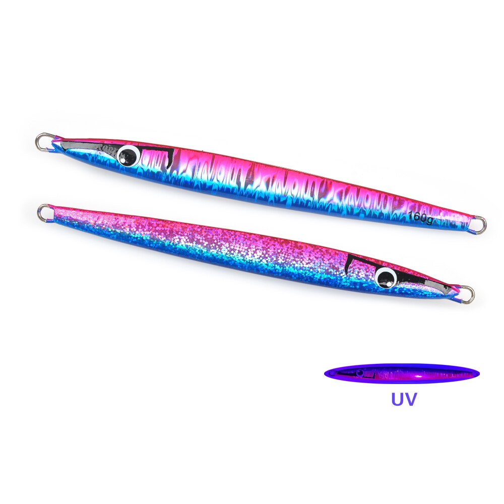 160g 200g UV Luminous Japan Jigging Lure