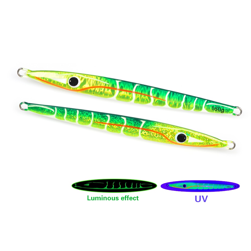 160g 200g UV Luminous Japan Jigging Lure