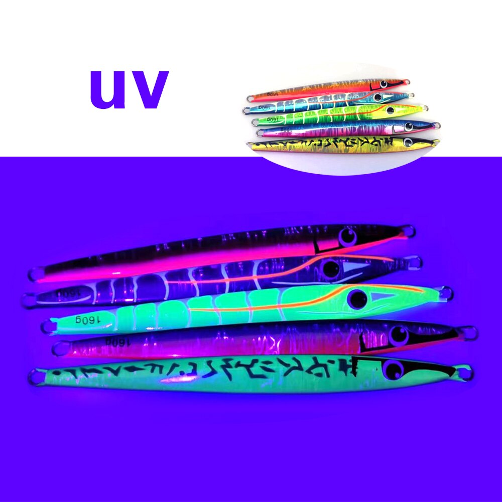 160g 200g UV Luminous Japan Jigging Lure