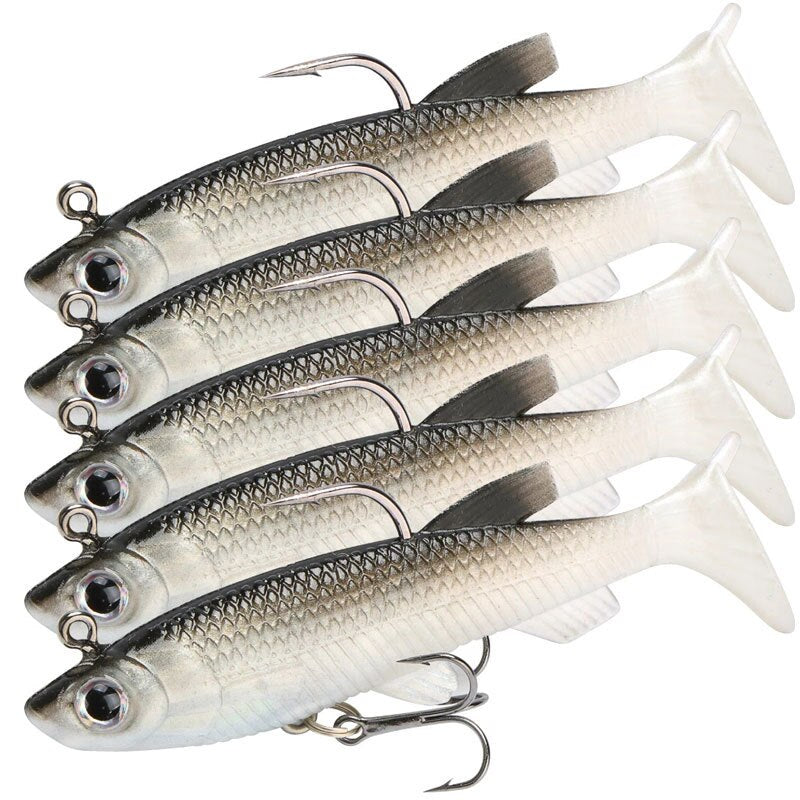 Soft Plastic Swimbaits with Paddle Tail 8cm/14g