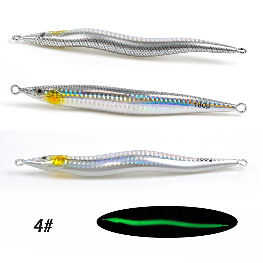 130g 160g 180g S Shape Slow Sinking Lure