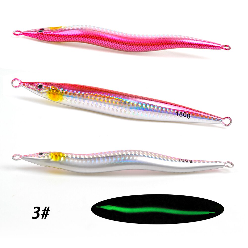 130g 160g 180g S Shape Slow Sinking Lure