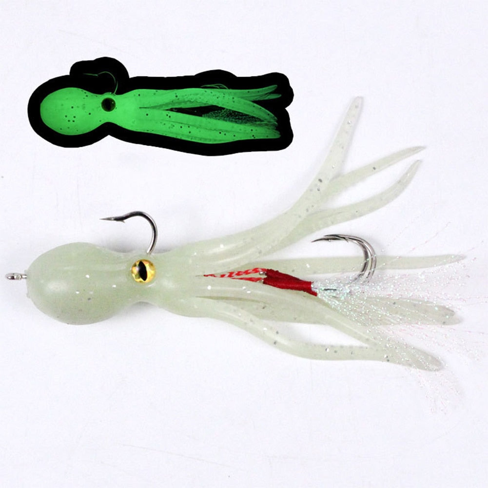 21g/11cm Squid Skirts Double Sharp Hook