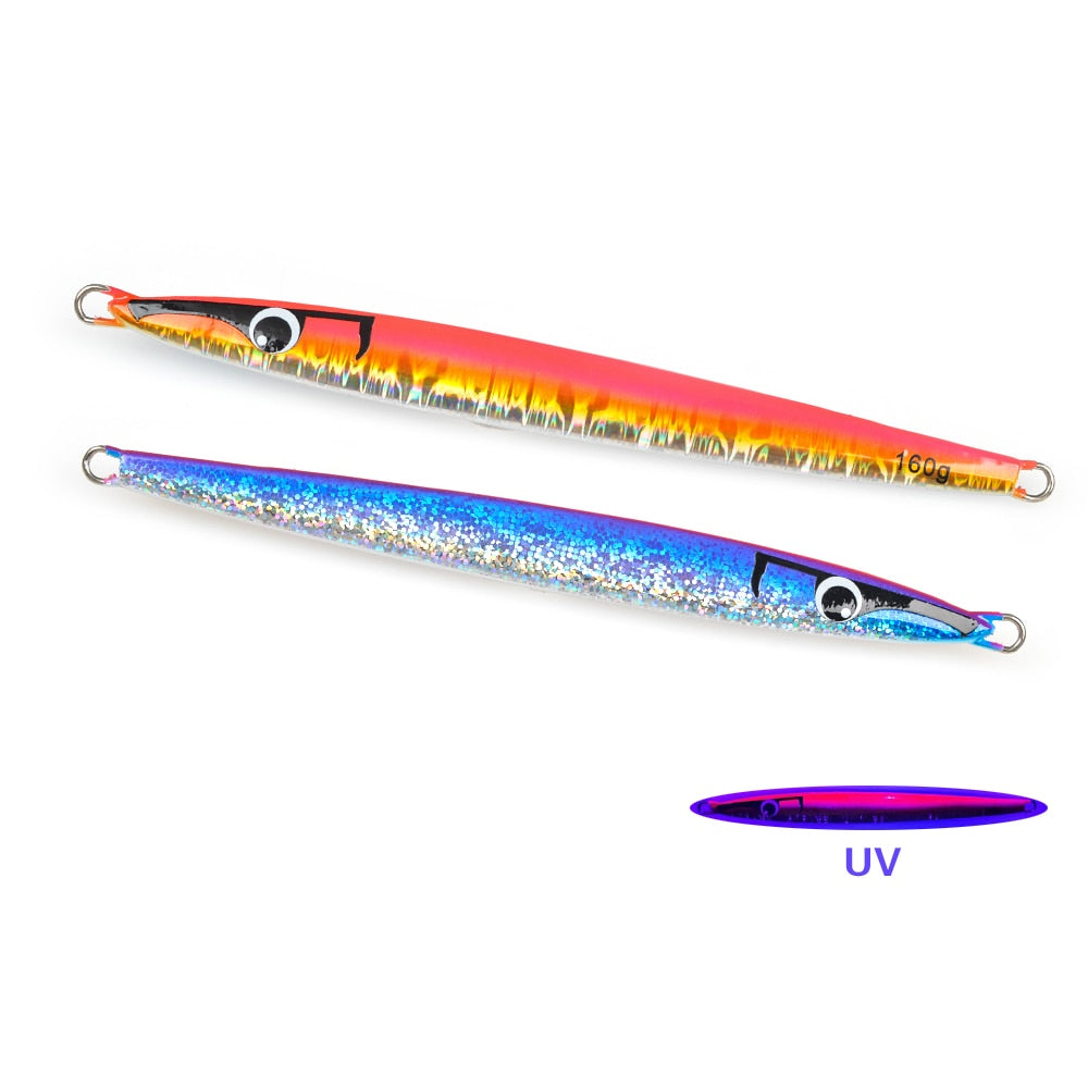 160g 200g UV Luminous Japan Jigging Lure